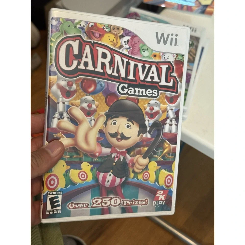 Nintendo Wii Games , Lot Of 5 Carnival Games , Big Brain Academy